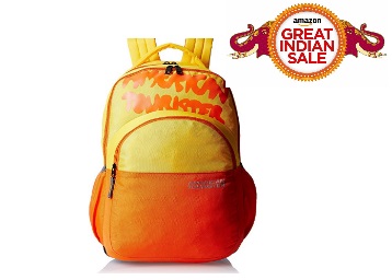 Get Flat 70%Off on American Tourister 24 Lts Casper Yellow Casual Backpack Get Flat 70%Off on American Tourister 24 Lts Casper Yellow Casual Backpack discount offer