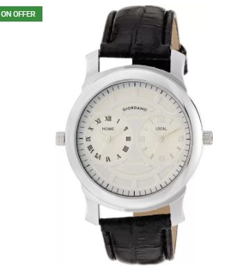 Giordano 60062 DTLM Black/White P10500 Watch at Just Rs. 1314