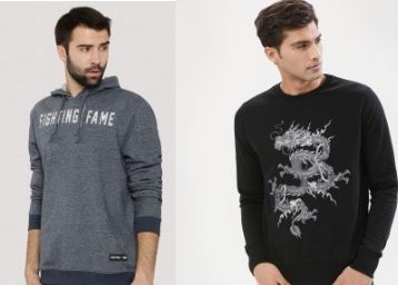 Hoodies & Sweatshirts at Up to 60% Off From Rs. 445