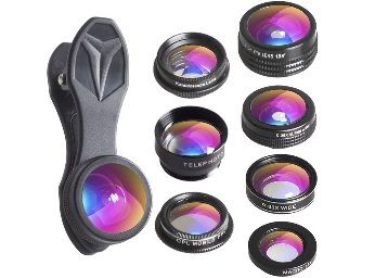 Apexel 7 in 1 Universal Clip Professional HD Camera Lens Kit 
