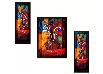 SAF Ganesh Modern art Ink Painting (13.5 inch x 22 inch) at Rs. 375