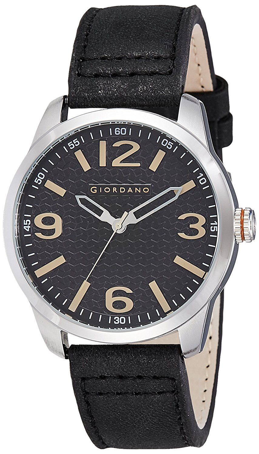 Giordano Analog Black Dial Men
