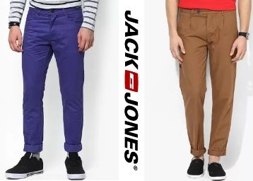 Jack & Jones Trousers Minimum 65% Off From Just Rs. 874
