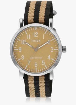 [LOOT Deal] Timex Tweg15415 Two Tone/Brown Analog Watch at Rs. 389 [MRP Rs. 1295]