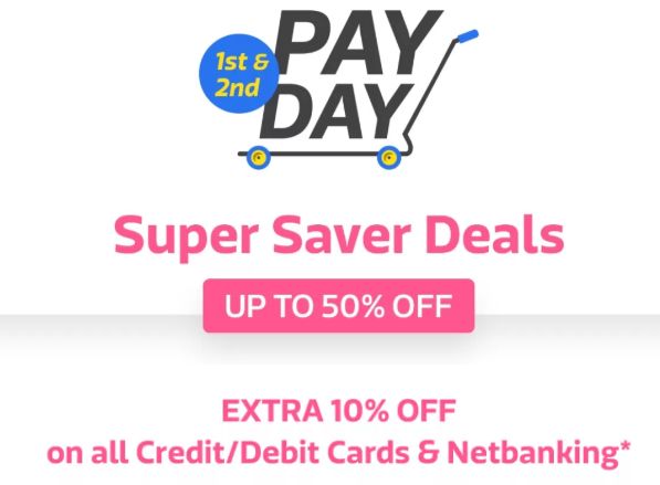 Celebrate with Great discounts on Cashless Payments, Get Extra 10% off [Max. Rs. 750]