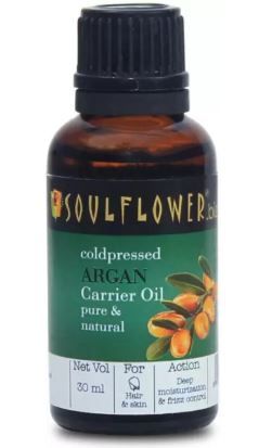 Soulflower Coldpressed Argan Carrier Oil (30 ml) at 45% Off