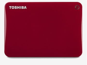 Toshiba Canvio Connect II 3 TB Hard Drive (Red) at Rs. 5850 [SBI Cards]
