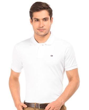 ARROW SPORTS Solid Pique Polo Shirt at Just Rs. 400