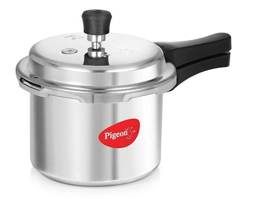 Flat 48% Off On Pigeon Favourite Outer Lid Non Induction Aluminium Pressure Cooker, 3 Litres