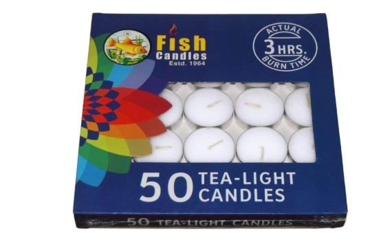 Flat 52% Off On Nanki Trades Wax Tea Light Candle (White, Set of 50, 3 Hours Burn Time)