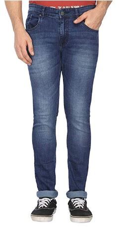 Life by Shoppers Stop Mens 6 Pocket Heavy Wash Jeans_Blue on 70%OFF