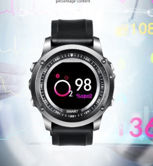  Smart watch T2 IP68 Waterproof Heart Rate Fitness On 39% OFF