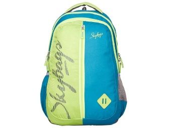 Skybags Footloose Leo 6 Green & Teal Blue Backpack At Rs.705