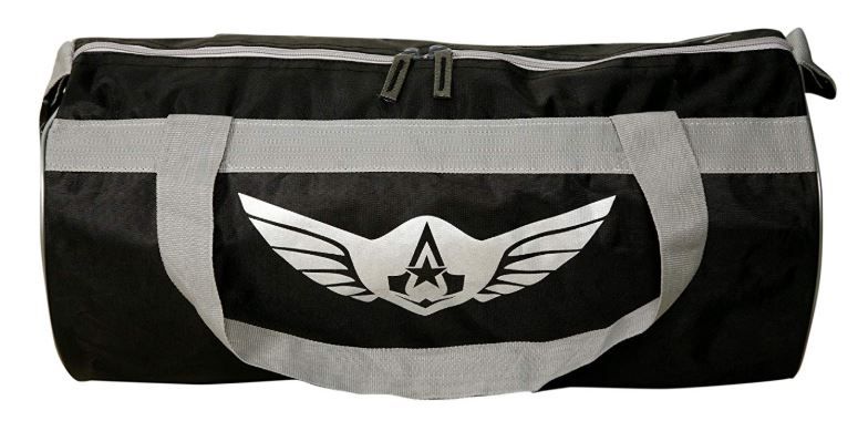 Auxter Polyester Gym Bag, Black on 58% OFF