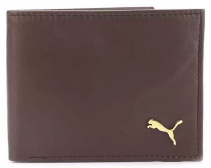 Men Formal Brown Genuine Leather Wallet on 79% OFF