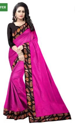 Self Design Daily Wear Silk Saree on 81% OFF