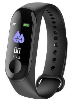 FITNESS M3 Fitness Band (Black) on 67% OFF