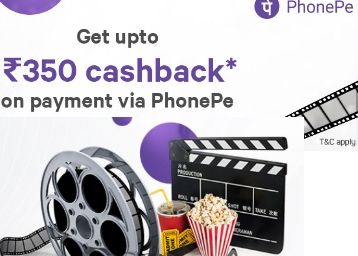 Get cashback up to Rs 350 on a minimum transaction of Rs 200 Via PhonePe