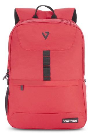 The Vertical 21 Ltrs Red Casual Backpack on 73% OFF