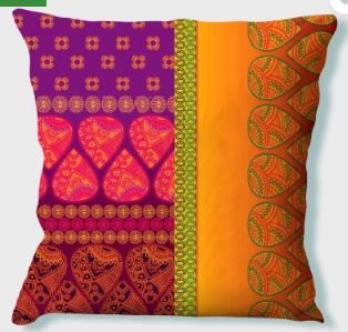 LA VERVE Printed Cushions Cover (40 cm*40 cm, Multicolor) on 88% OFF