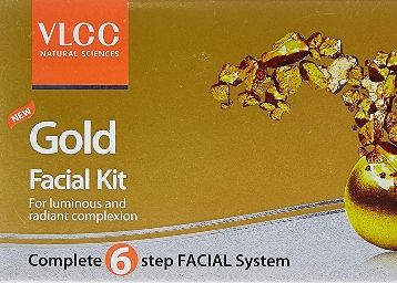 VLCC Gold Facial Kit, 60g + Free (white & bright glow gel creme 20g) on 60%OFF