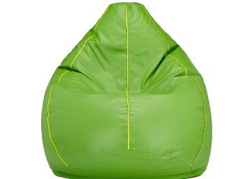 Solimo XL Bean Bag Cover (Green with Yellow Piping) At Rs.399