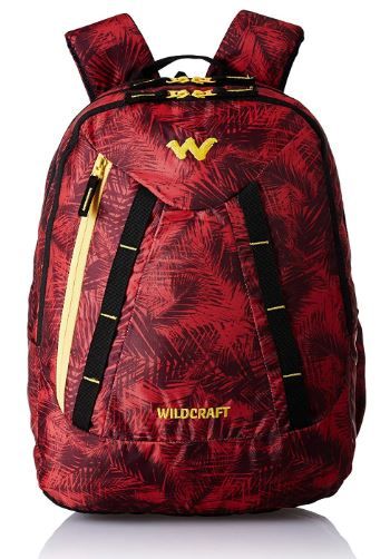 Wildcraft Polyester 32 Ltrs Red School Backpack on 54% off
