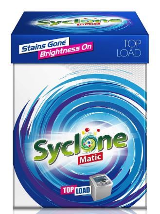 Syclone Matic Detergent Powder for Top Load Washing Machine, 2kg on 43% off + 5% Coupon