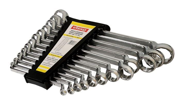 Visko Tools S029 12 PCs Ring Spanner Set on 65% off