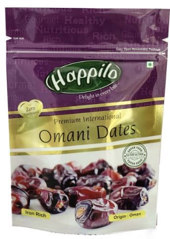 Flat 25% off on Happilo Premium International Omani Dates, 250g (Pack of 2)