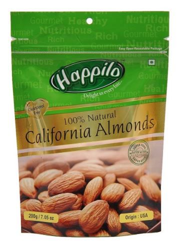 Flat 20% off on Happilo 100% Natural Premium Californian Almonds, 200g