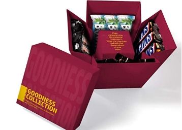 Flat 50% Off: Snickers Flower Cube Assorted Chocolate Gift Pack- 624g
