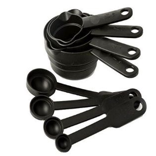 Flat 50% off on Tim Hawk Plastic Measuring Spoon and Cup Set, 8-Pieces