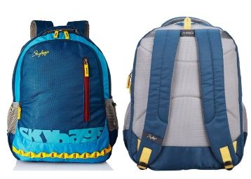 Flat 52% off on Skybags Blue Laptop Backpack