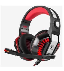 Flat 70% off on Acro H900 Over the Ear Gaming Headset with Mic (Black & Red)
