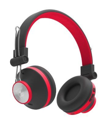 Flat 50% off on Ant Audio Treble H82 On-Ear Bluetooth Wireless Headphones with Mic (Black and Red)