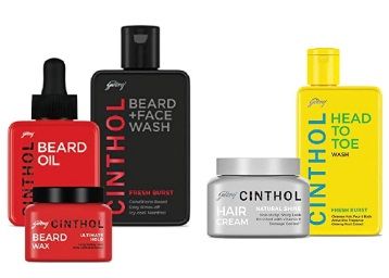 Cinthol Hair, Body and Beard Care combo set From Rs. 100