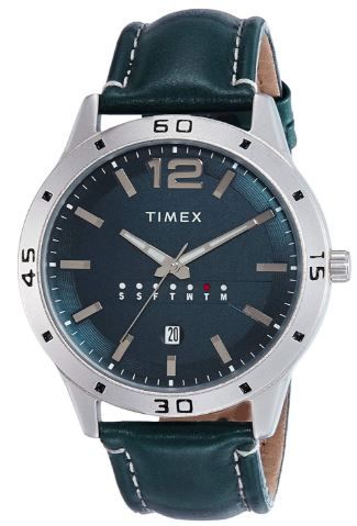 Min. 65% off on Timex Analog Blue Dial Men