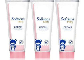 Softsens Baby Rich Moisturising Cream with Natural Milk Cream & Shea Butter, 100g (Pack of 3) at Rs. 215