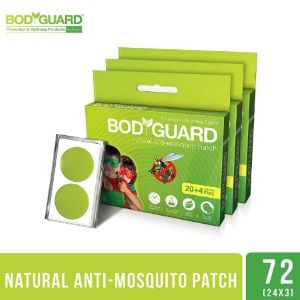 Bodyguard Premium Natural Anti Mosquito Repellent Patches - 60 + 12 Patches At Rs.449