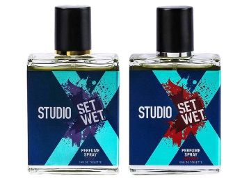 Flat 50% off on Set Wet Studio X Edge and Impact Perfume Spray For Men, 49ml (Pack of 2)