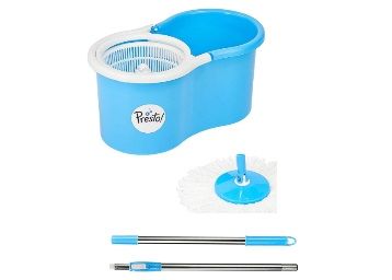 Amazon Brand - Presto! Spin Mop Set with Easy Wheels at Rs.563 + Free Shipping