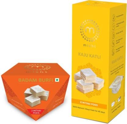 misht Kaju Badam Burfi Combo Box (2 x 0.14 kg)