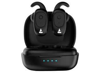 boAt Airdopes 201 True Wireless Earbuds with BT v5.0, IPX 4 Sweat and Water Resistance, in-Built Mic with Voice Assistant (Active Black) at Rs. 2299