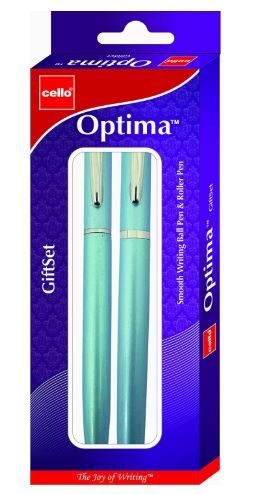 Flat 43% off on Cello Optima Pen Gift set- Pack of 2 (Blue)