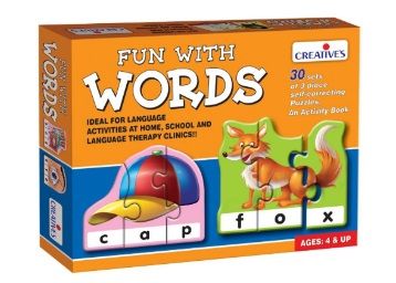 Creative Educational Aids P. Ltd. Fun With Words Puzzle (Multi-Color, 90 Pieces) at Rs. 189