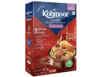 Kohinoor Authentic Basmati Biryani Kit, Hyderabadi, 327g at Rs. 69