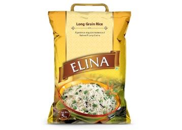 Elina Rice, Long Grain, 5kg at Rs. 225