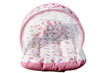 Amardeep and Co Toddler Mattress with Mosquito Net (Pink) at Rs. 350