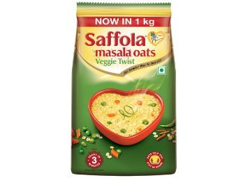 Flat 50% off on Saffola Masala Oats, Veggie Twist, 1 kg at Rs. 225